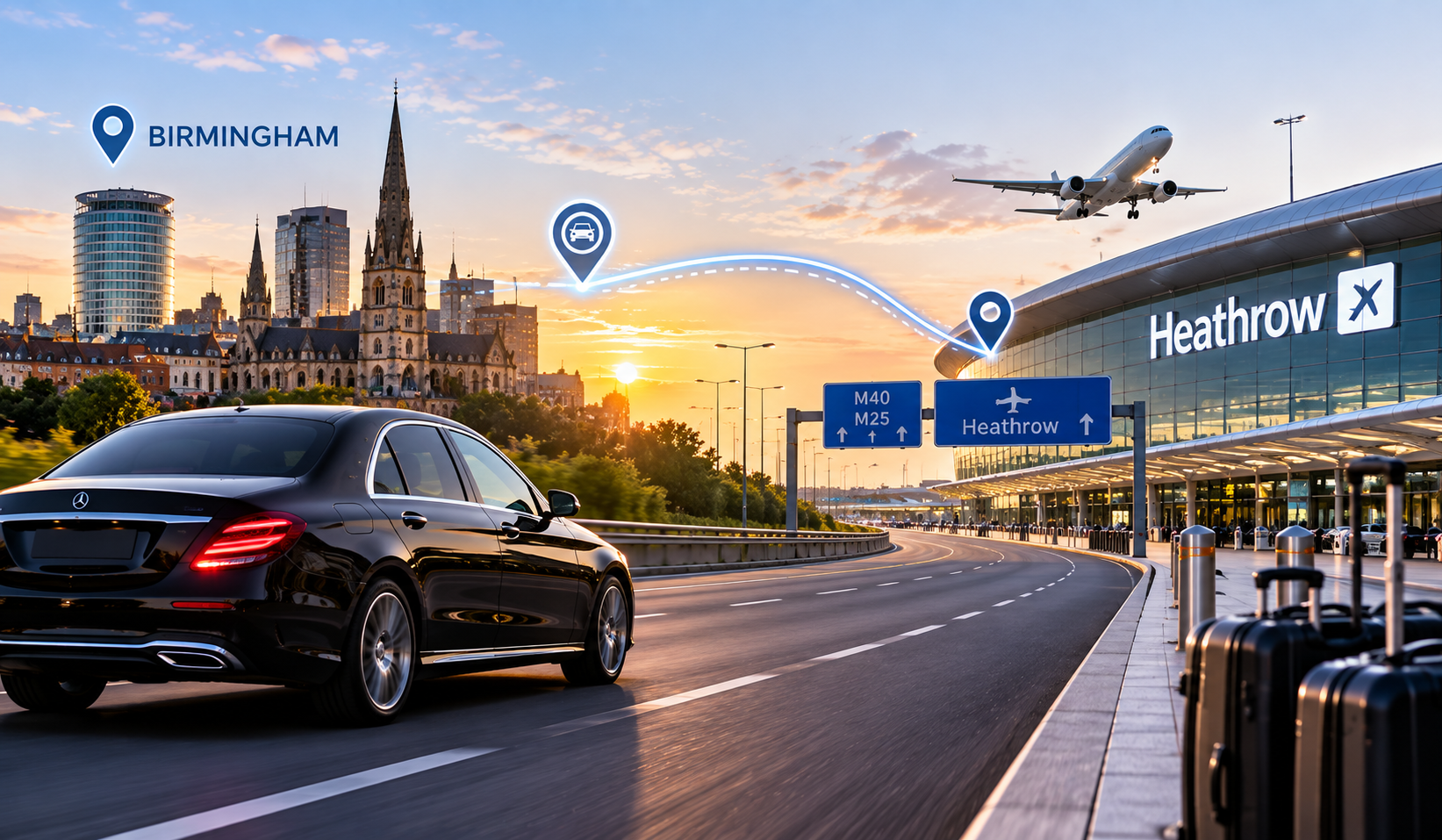 Birmingham to Heathrow Airport Transfer: Routes, Timing & What to Expect